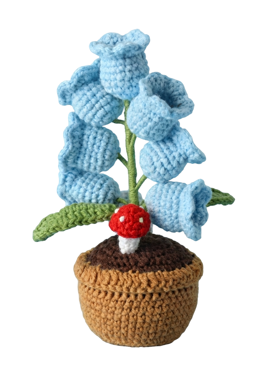 Crochet Glow Orchid Lamp