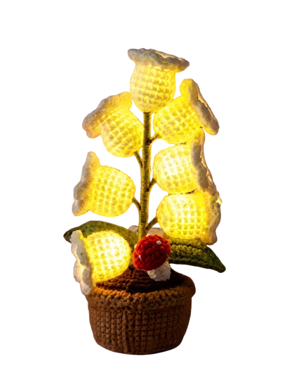 Crochet Glow Orchid Lamp