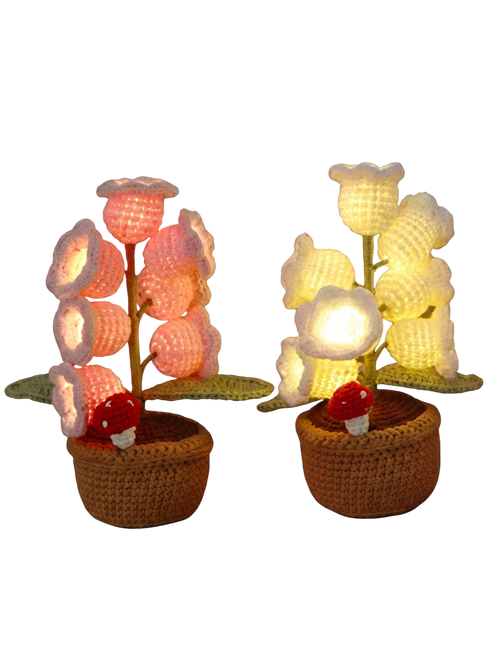 Crochet Glow Orchid Lamp