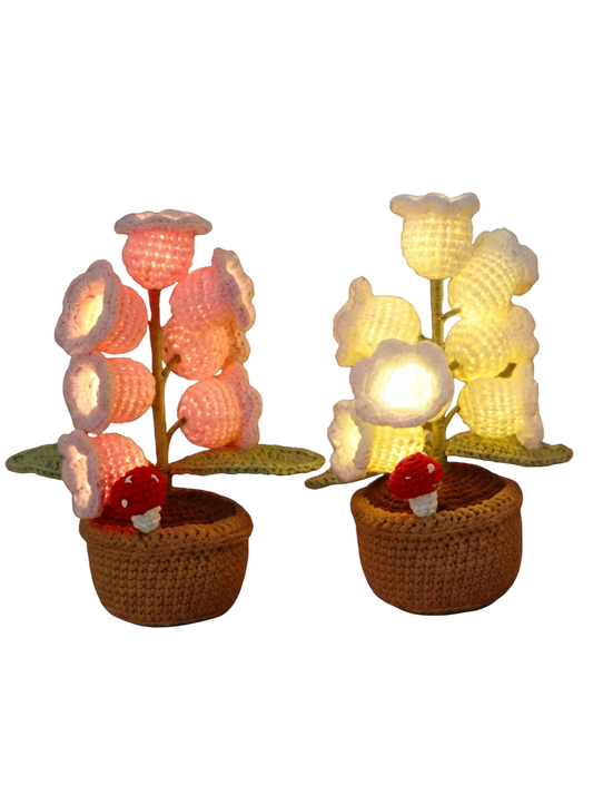 Crochet Glow Orchid Lamp