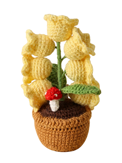 Crochet Glow Orchid Lamp